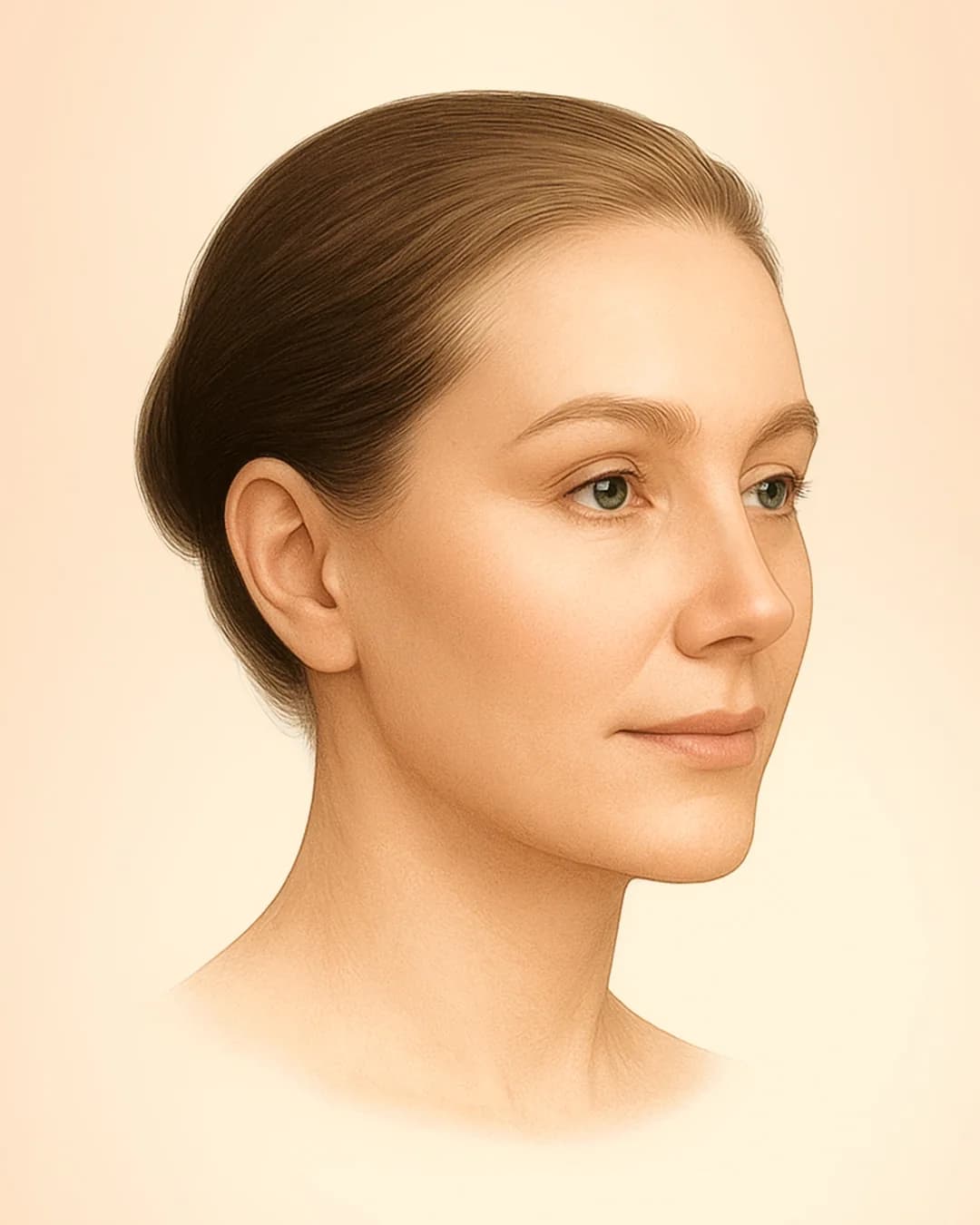 Teo Midface Lift illustration showing natural facial rejuvenation at Teo Clinic Istanbul