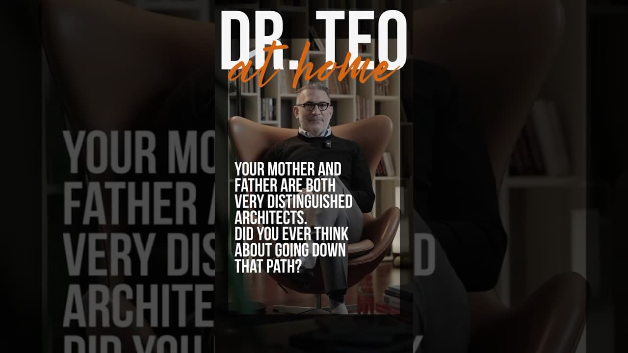 Your parents are both very distinguished architects. Did you ever think about going down that path?