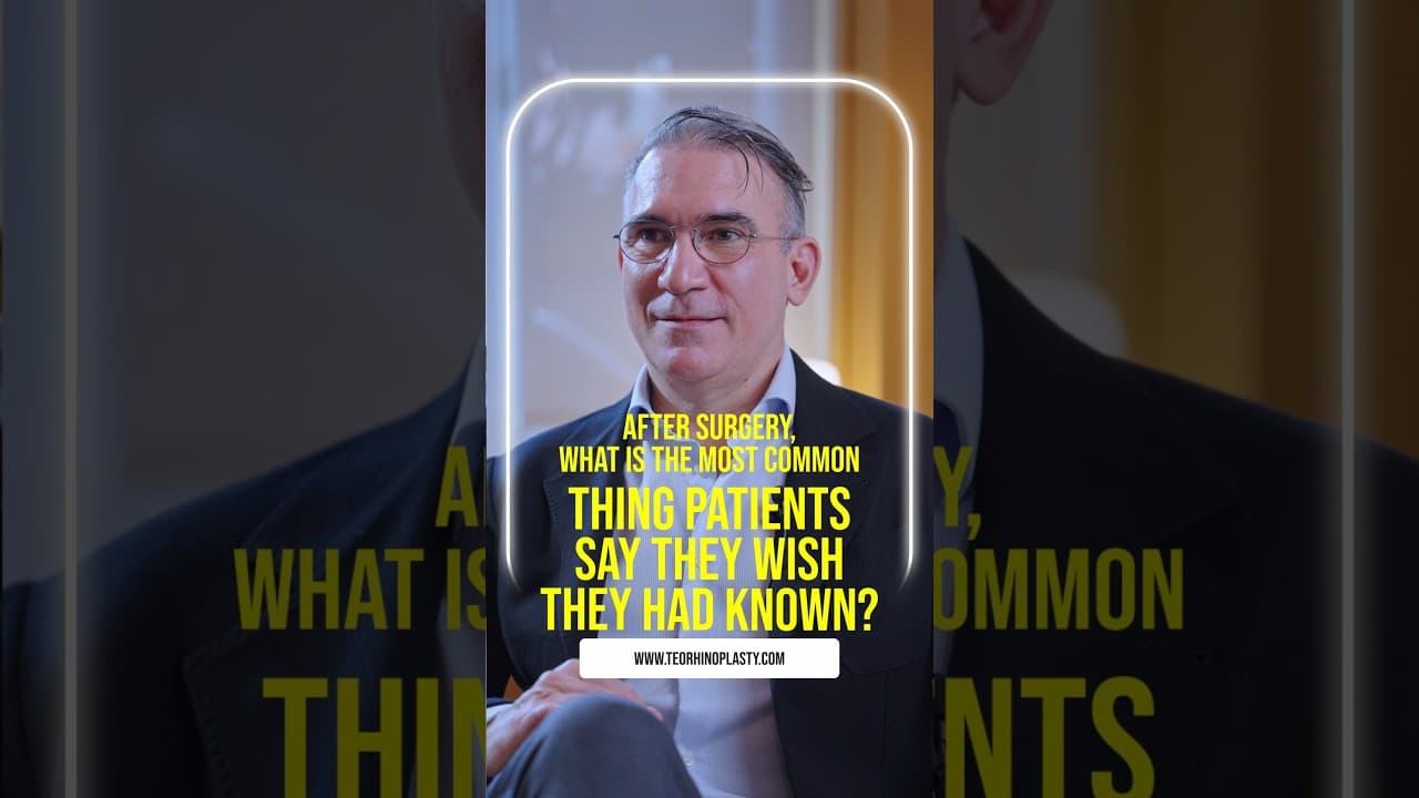 After surgery, what is the most common thing patients say they wish they had known?