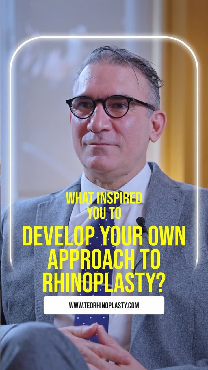 What inspired you to develop your own approach to rhinoplasty?